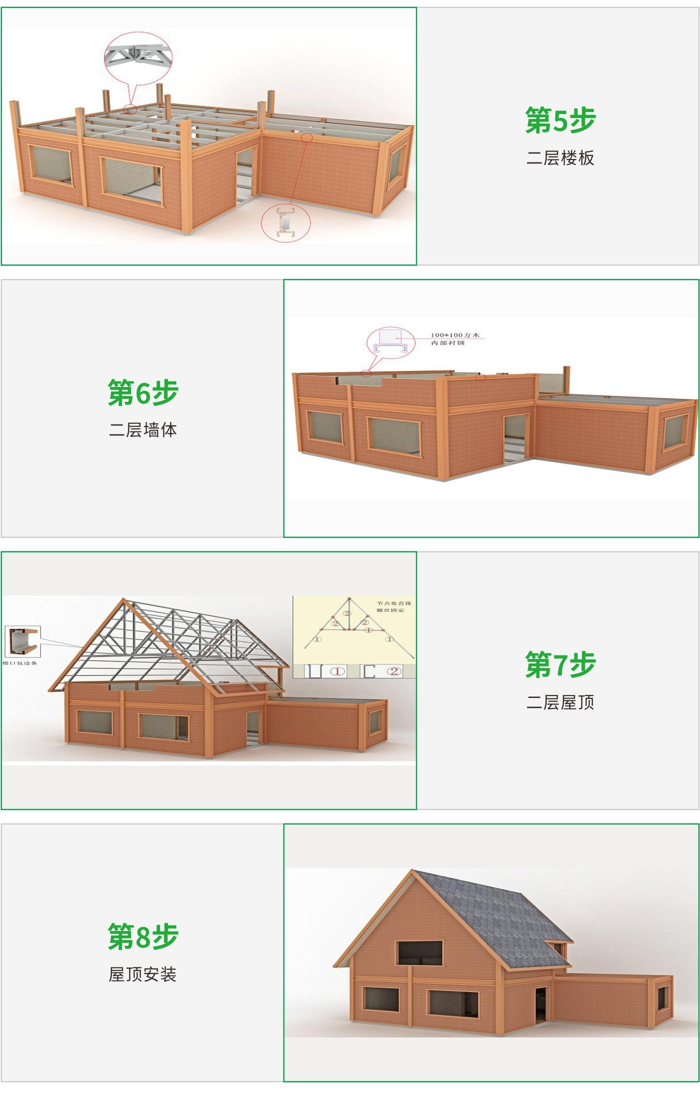 塑木房屋安装步骤 (2) 塑木房屋安装步骤 (2)